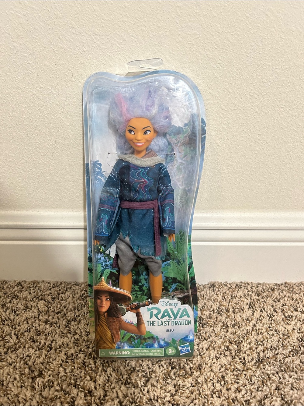 Disney Raya The Last Dragon Sisu Doll – Teal Outfit, Purple Hair